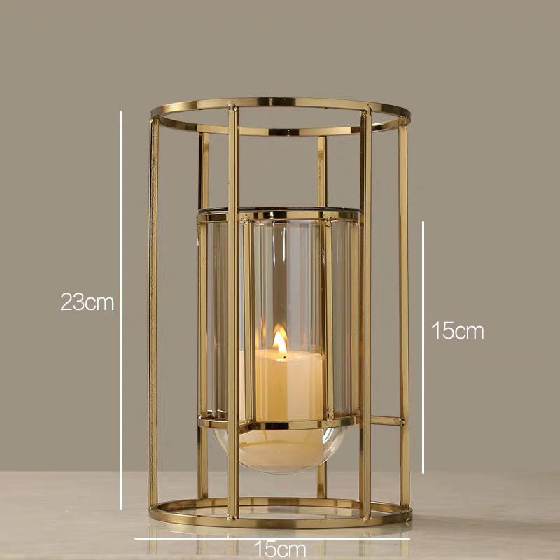 Cavalli Nordic Romantic Light Luxury Candle Holder Decoration Glass Aromatherapy GND Products