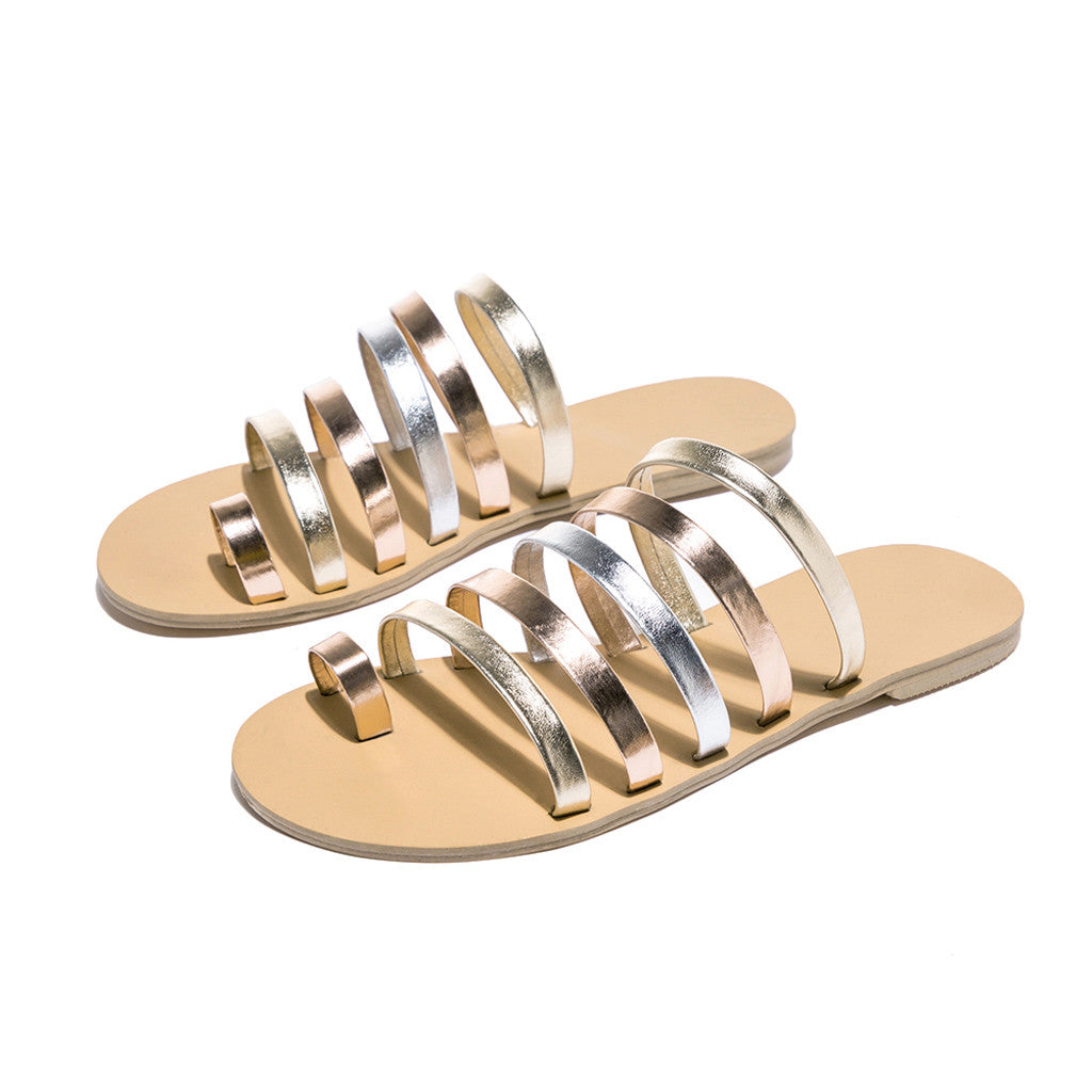 Beach flat sandals Saor Style