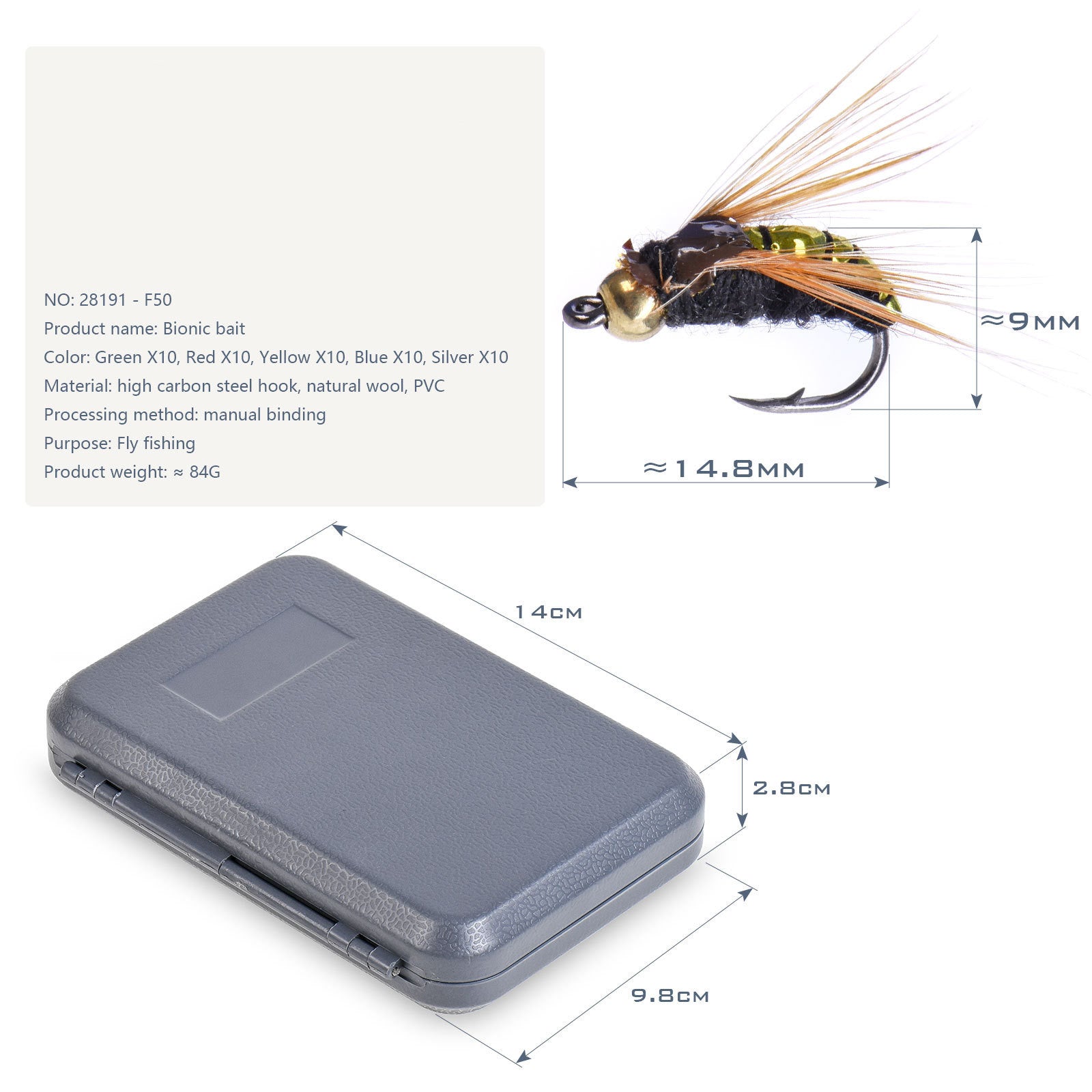 Fly Fishing Lure Hooks Suit GND Products