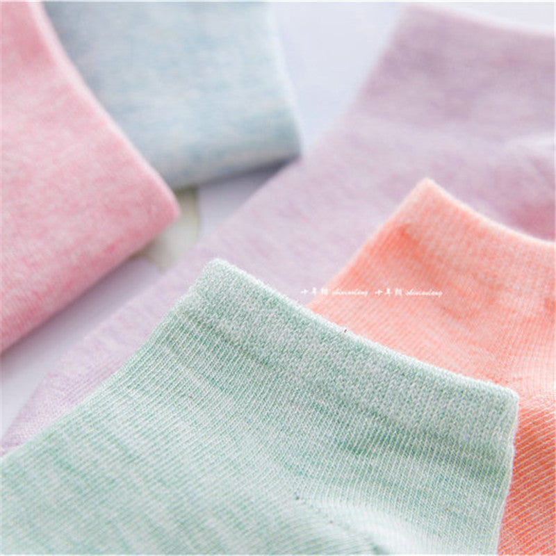 5 pairs of Short Socks Boat Socks Ladies Socks White Socks Student Socks