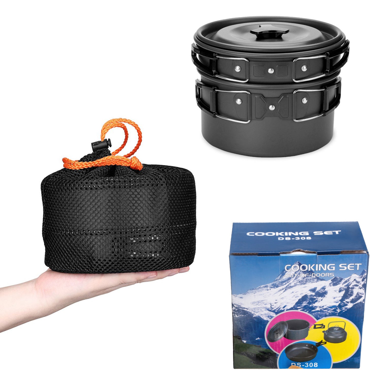 Camping Cooker Outdoor Teapot Combination Picnic Pot Set GND Products