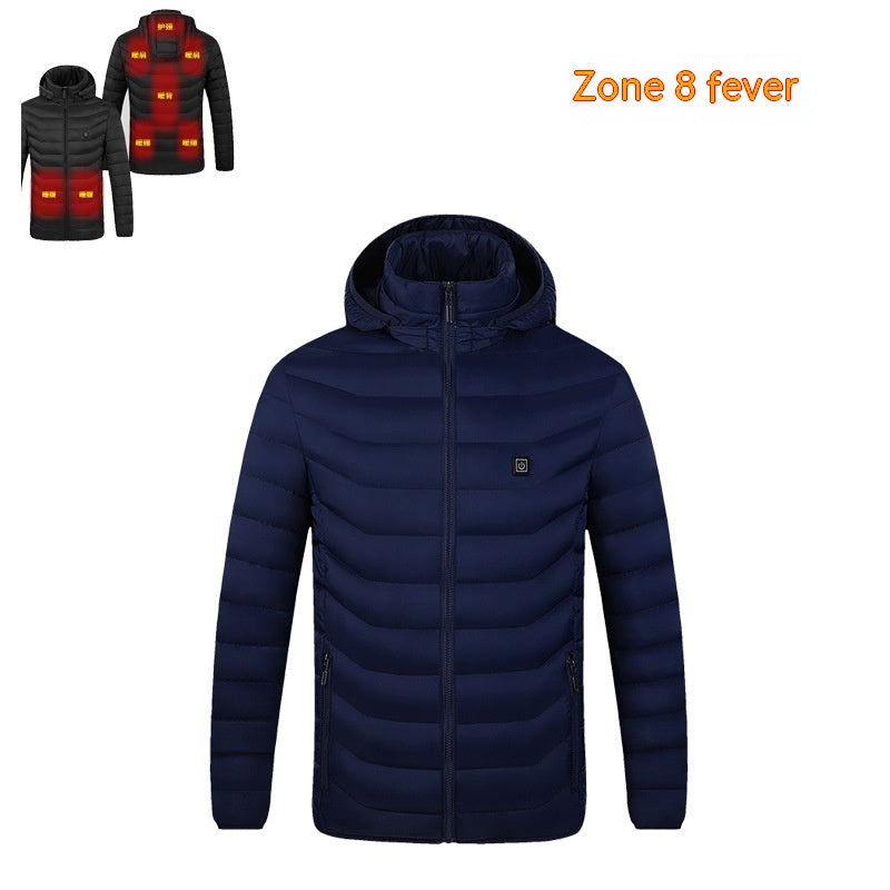Winter Smart Couples Constant Temperature Cotton Clothing USB Electric Heating