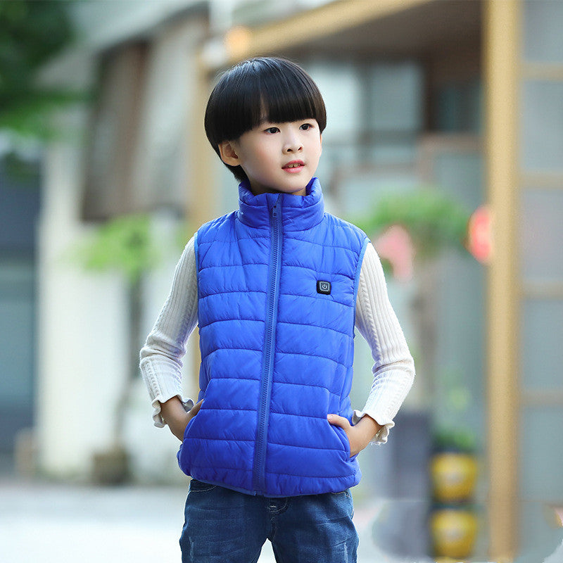 Charging smart children heating vest Saor Style