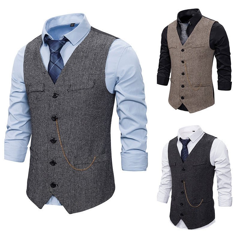 Men's suit waistcoat Saor Style