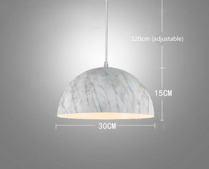 Modern Marble Pattern Pendant Lamp
