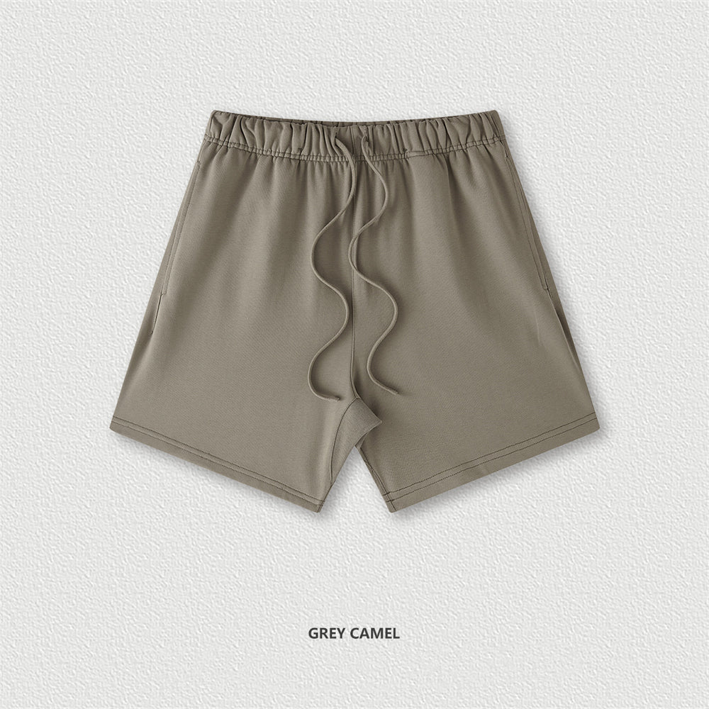 Mens Fashion Loose Solid Color Shorts