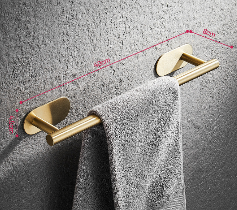 Single Bar Towel Rack Bathroom Hook Bathroom Pendant GND Products