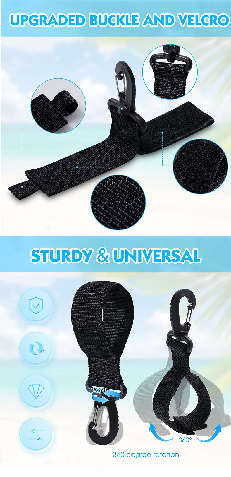 Board Kayak Special Paddle Buckle Webbing Outdoor Carabiner Mountaineering Removable And Washable Hook GND Products
