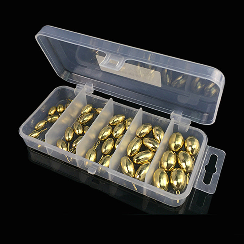 Inverted Fishing Copper Sinker Set Lead Sinker Copper Sinker GND Products