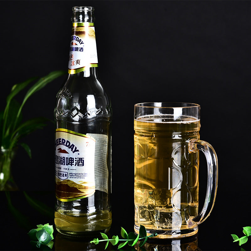 Plastic Beer Pineapple Mug With Handle Saor Style