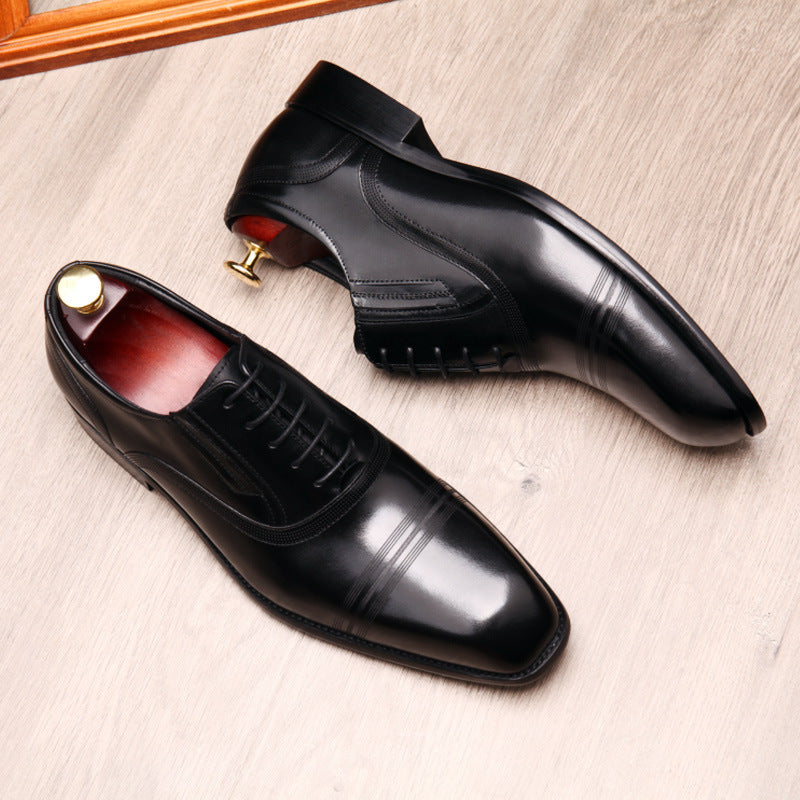 Fashion Mens Formal Leather Shoes Saor Style