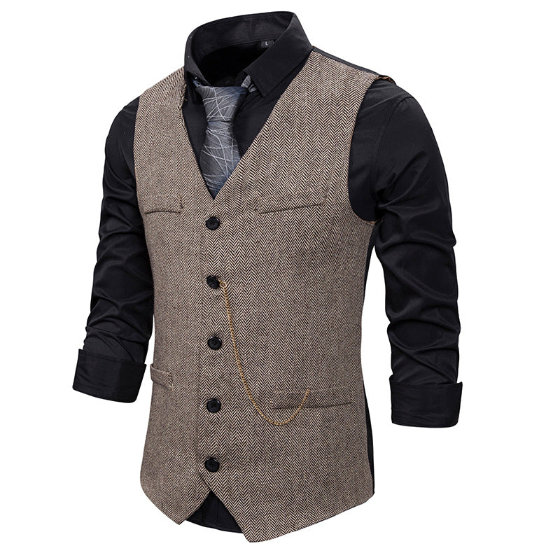 Men's suit waistcoat Saor Style