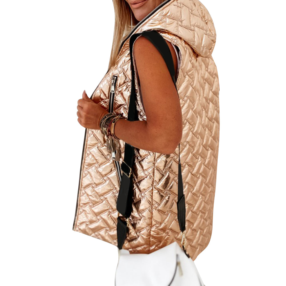 womens quilted body warmer
