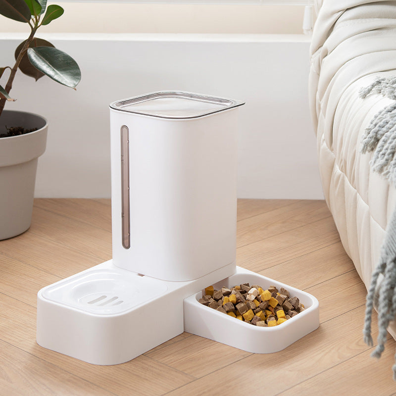 Pet Automatic Water Storage Double Plastic Pet Bowl Saor Style