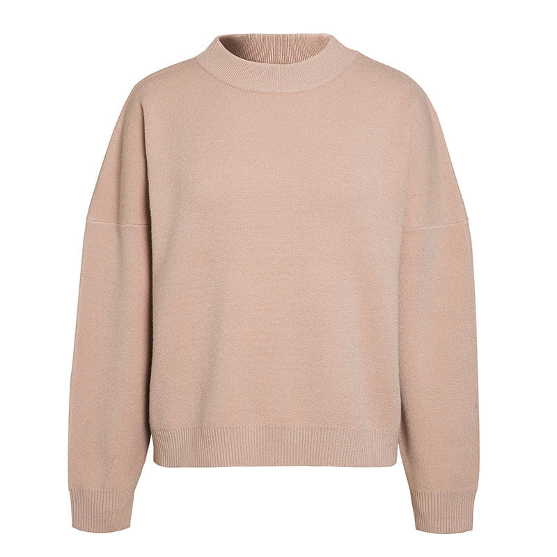 Houndstooth knitted sweater