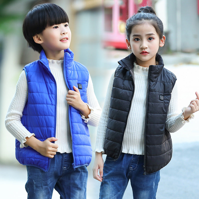 Charging smart children heating vest Saor Style