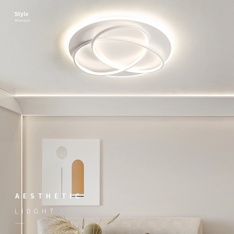 Clover LED Ceiling Lamp Nordic Living Room Modern Light Luxury Bedroom Light Warm Room Lamp GND Products