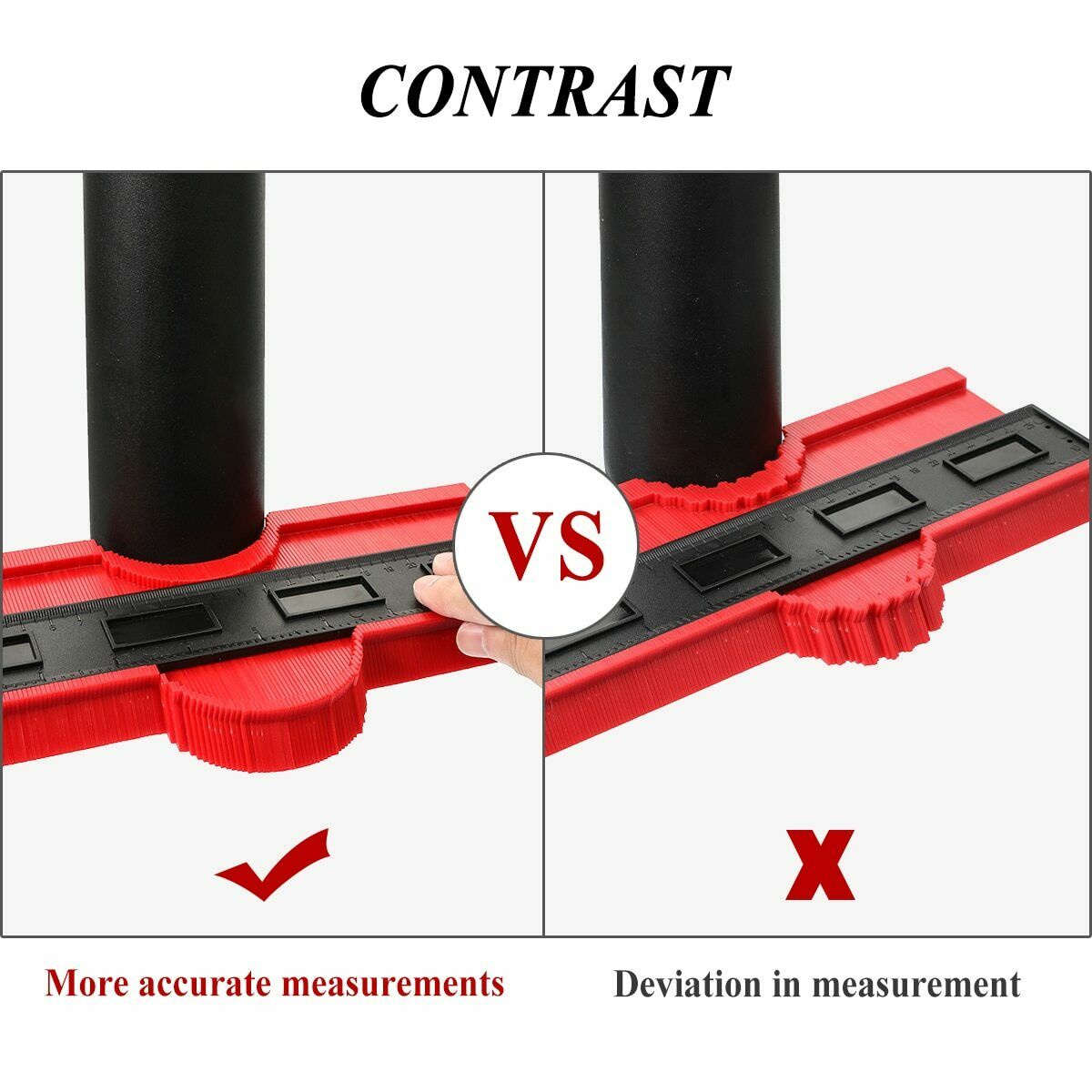 Contour Gauge  Duplicator Profile Copy Shape Measuring Tool Contour Gauge Duplicator Profile Copy Shape Measuring Ruler Tool Saor Style