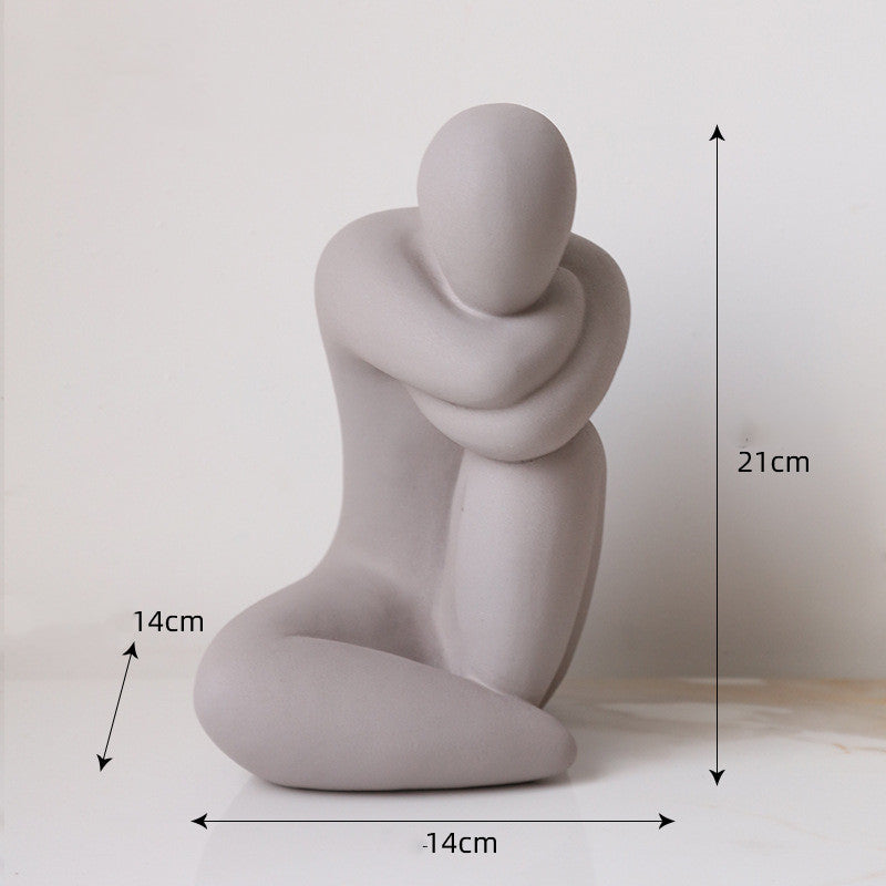 Nordic Minimalist Art Abstract Character Ornament Saor Style