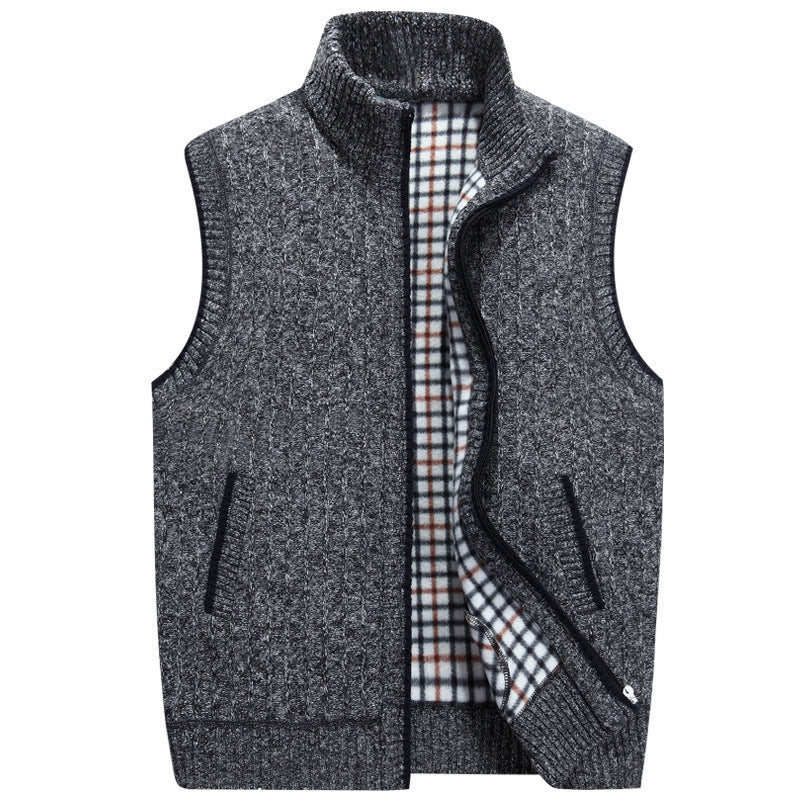 Knitted sweater body warmer
