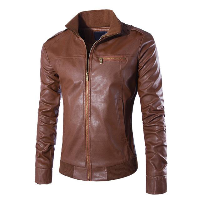 Motorcycle artificial Leather Jacket