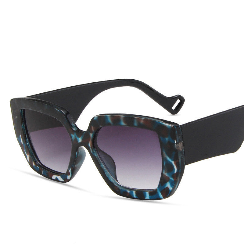 Side Sunglasses Personality Polygon Contrast Sunglasses Retro Sunglasses Saor Style
