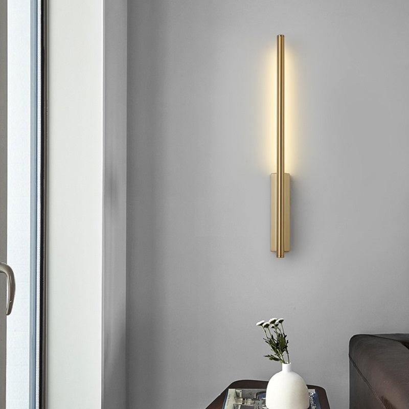 Minimalist Golden Line Wall Lamp