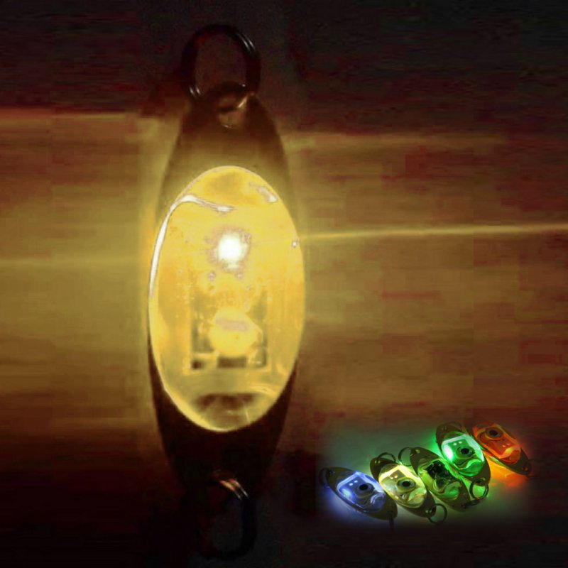 Button Battery Fish Lure Lamp Electronic Luminous Lure Fishing Lure GND Products