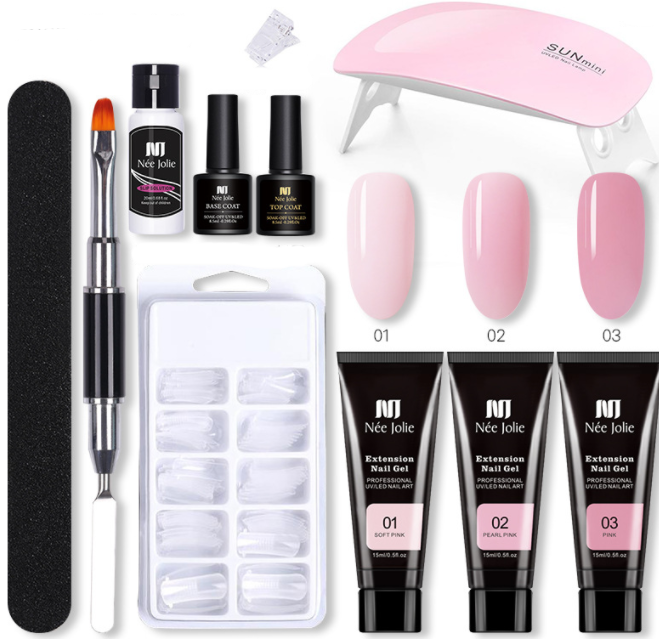 Nail Art Solid Extension Glue Long Crystal Model Crystal Glue Set GND Products