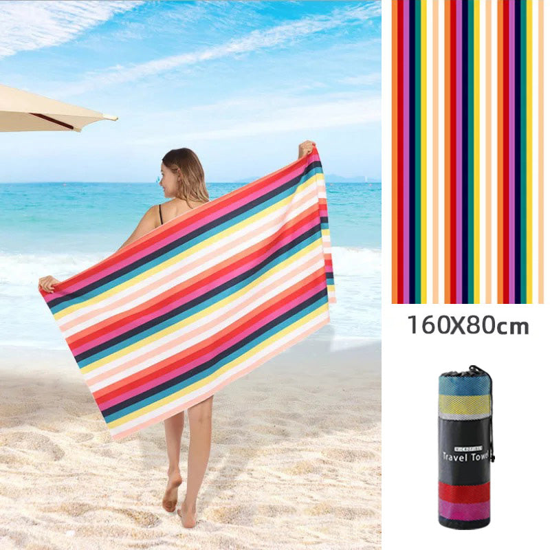 Double Sided Fleece Printed Beach Towel Microfiber Beach Towel Saor Style