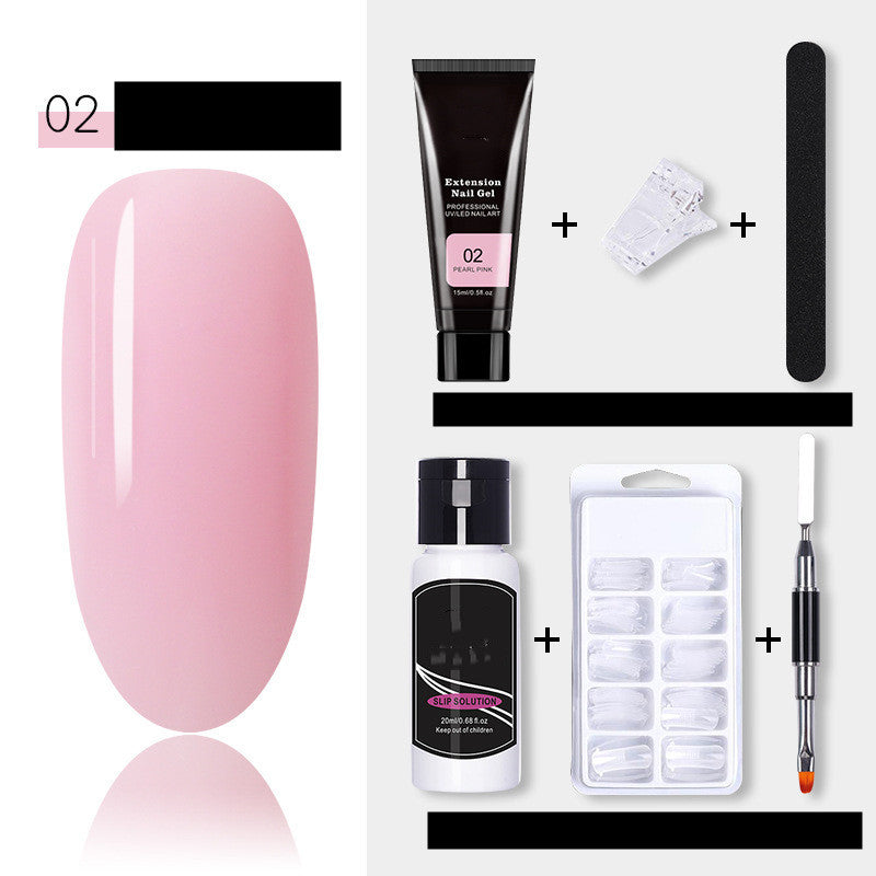 Nail Art Solid Extension Glue Long Crystal Model Crystal Glue Set GND Products