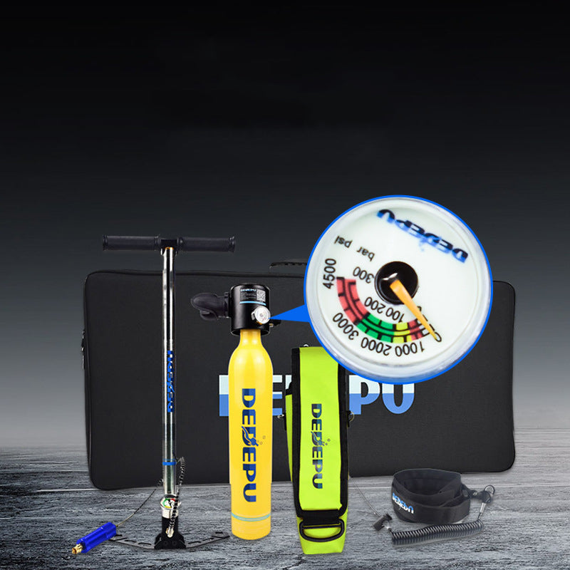 Scuba Respirator Portable 05L Oxygen Cylinder Water Sports Snorkeling Set GND Products