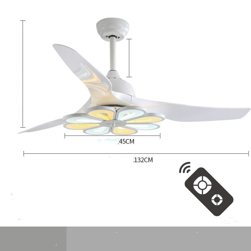 Nordic Modern Simple Frequency Conversion Ceiling Fan Light GND Products