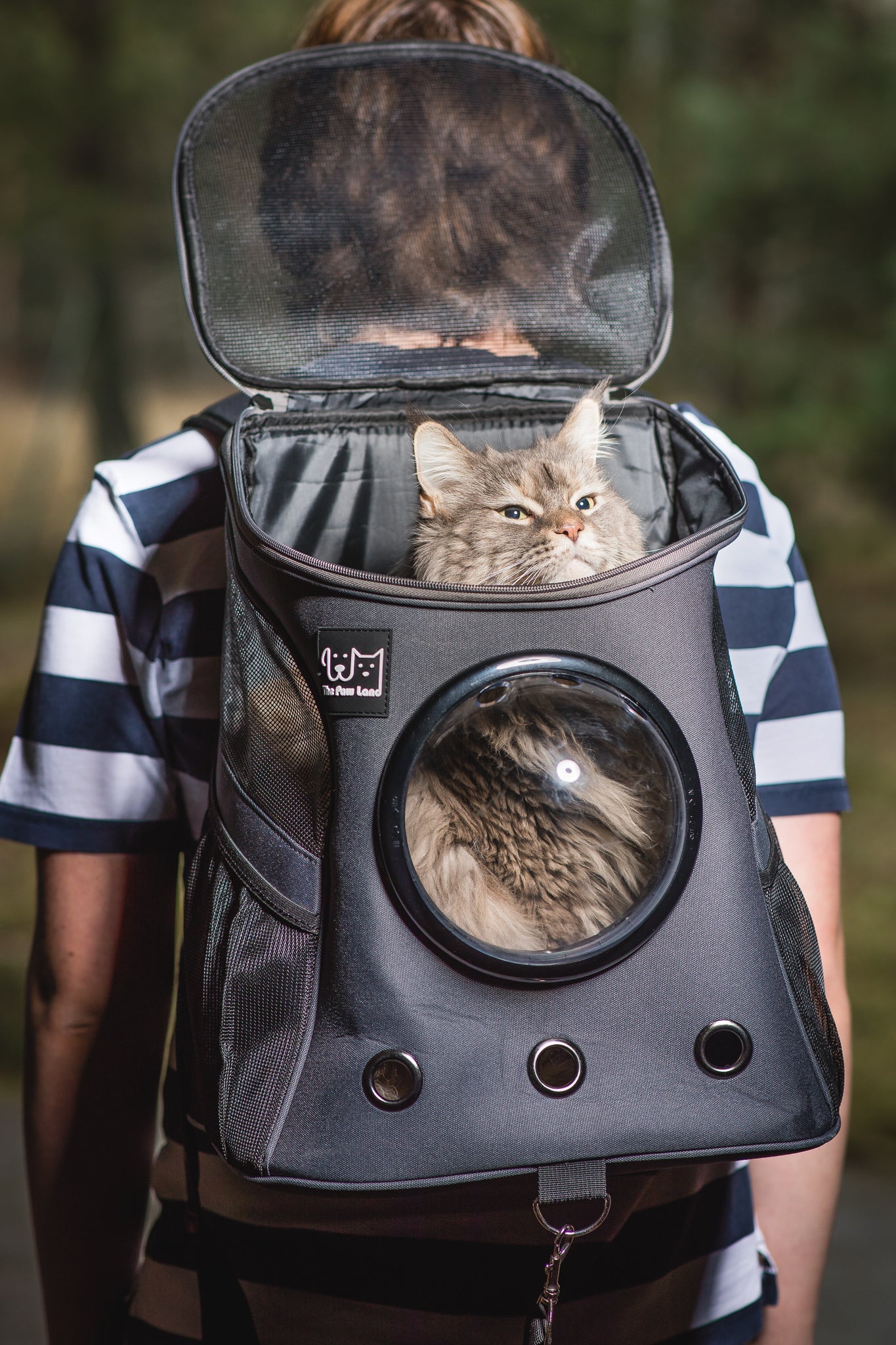 Pet Bubble Backpack Teal Winterberry