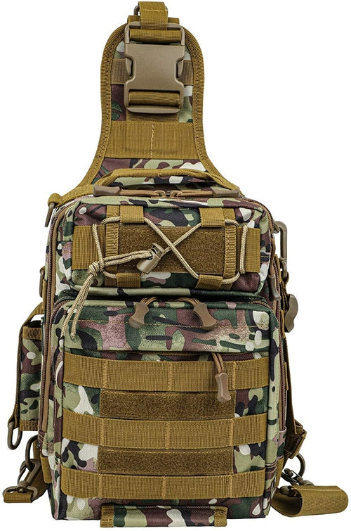 LUXHMOX Fishing Tackle Backpack Waterproof for Outdoor Gear Storage Amethyst Osage
