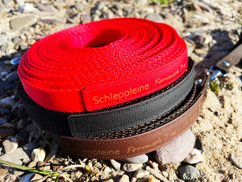 Schleppleine FERNWEH aus BioThane®/POP - Band Mauve Athena