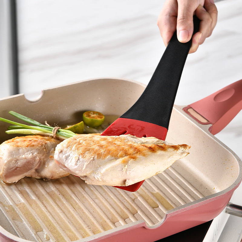3 In 1 Frying Spatula Clip Silicone Food Clip Frying Steak Pancakes Shovel Slotted Turners Kitchen Tools Cooking Utensils Kitchen Gadgets GND Products