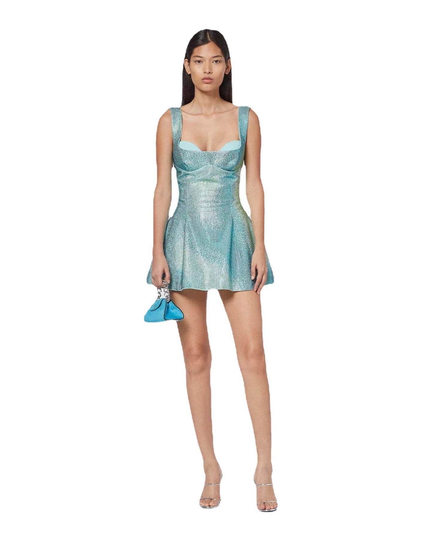 Women's Composite Dress Mid Waist Saor Style