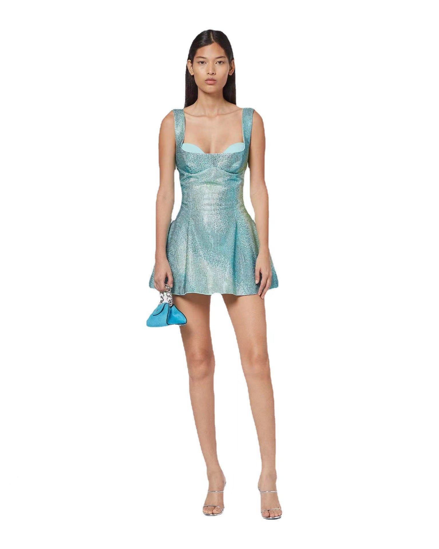Women's Composite Dress Mid Waist Saor Style