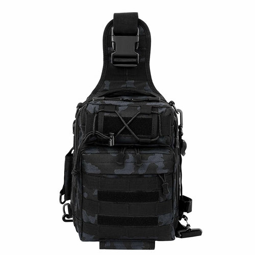 LUXHMOX Fishing Tackle Backpack Waterproof for Outdoor Gear Storage Amethyst Osage