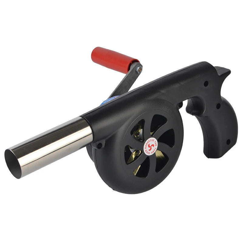 Outdoor Cooking BBQ Fan Portable Hand Crank Fan Air Blower Grill AliExpress