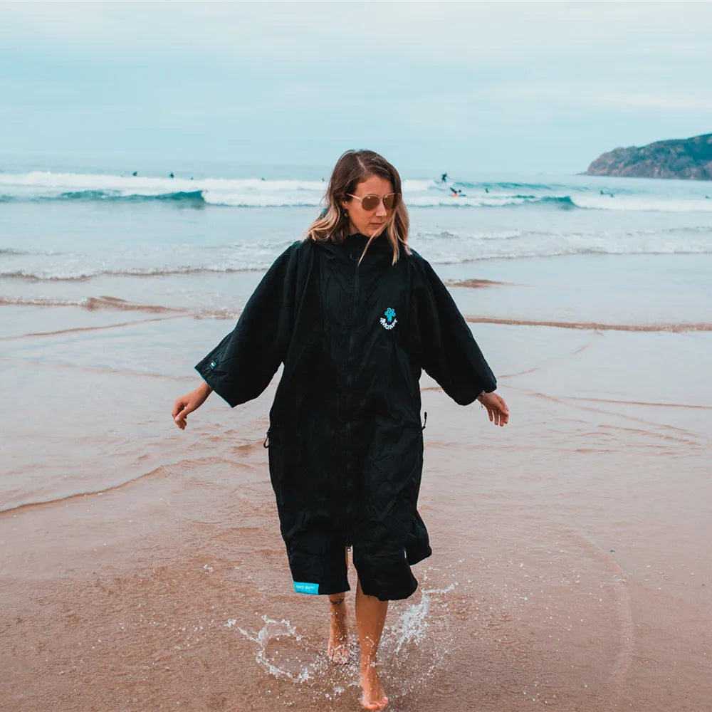 Unisex Swim Parka with Hood,Quick-Dry Wetsuit Waterproof Short sleeve AliExpress