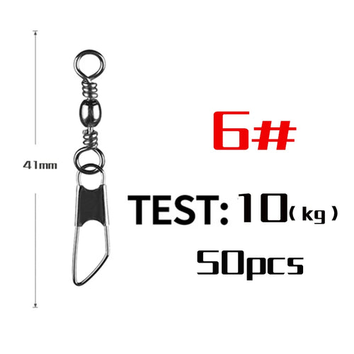 PRO BEROS 50Pcs/Lot Fishing Connector Pin Bearing Rolling Swivel AliExpress