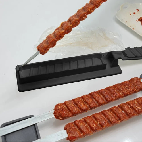 Skewers Kebab Maker Grill Barbecue Stringer Box Machine Beef Meat AliExpress
