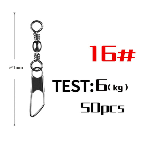 PRO BEROS 50Pcs/Lot Fishing Connector Pin Bearing Rolling Swivel AliExpress