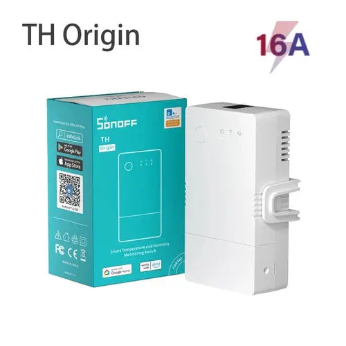 SONOFF TH Origin Wifi Switch Controller 16/20A Temperature Humidity AliExpress
