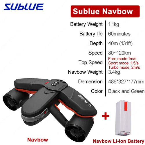 Sublue Navbow Underwater Scooter Smart Electric Underwater Scooter for AliExpress