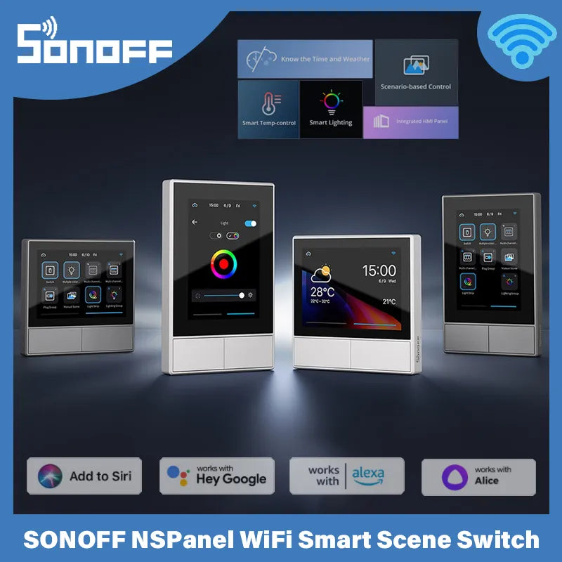 SONOFF NSPanel WiFi Scene Smart Switch EU/US Smart Home All-in-One AliExpress