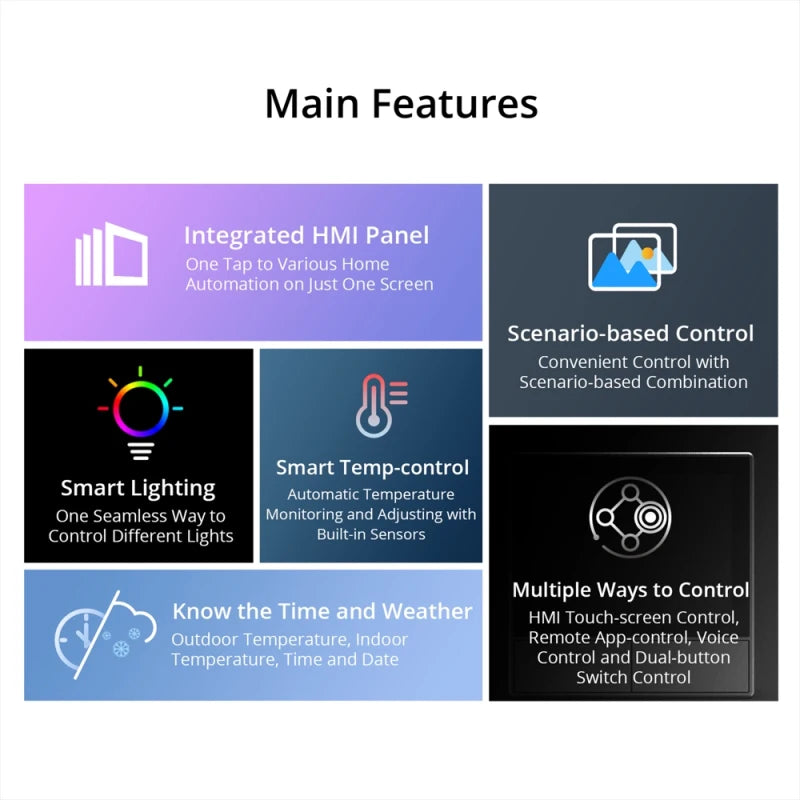 SONOFF NSPanel WiFi Scene Smart Switch EU/US Smart Home All-in-One AliExpress