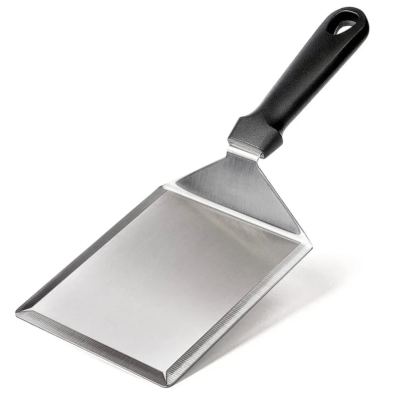 Stainless Steel Large Grill Spatula with Cutting Edges, Kitchen AliExpress